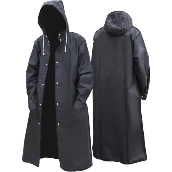 Regnponchos Neutrala Regnrockar Bär En Hel Längd Över-The-top Br