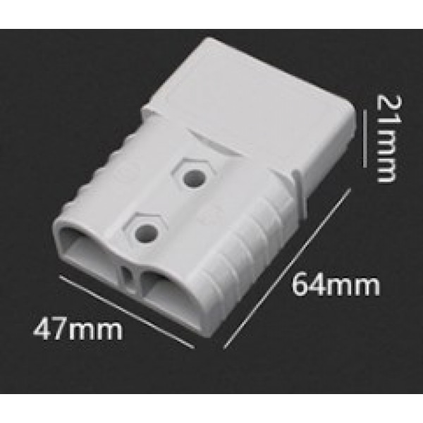 2 st bilbatteripolanslutningar, 120A 600V batterisnabbkontakt Soc