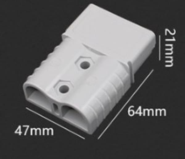 2 stk. bilbatteri terminalforbindelser, 120A 600V batteri hurtigforbindelse Soc