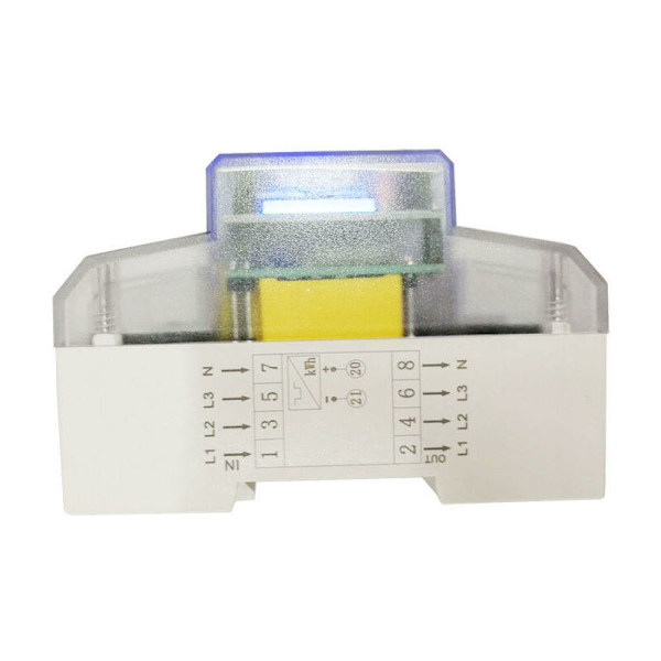 Trefase 4-leder energimåler 220/380V 5-80A Energiforbruk kWh-måler