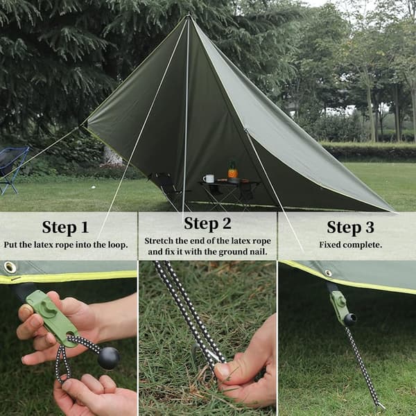 40 stk. elastiske spændere, spænder, spænder med kugle, elastisk bungee, telte, camping fastgørelser mange udendørs applikationer (15,5 cm)