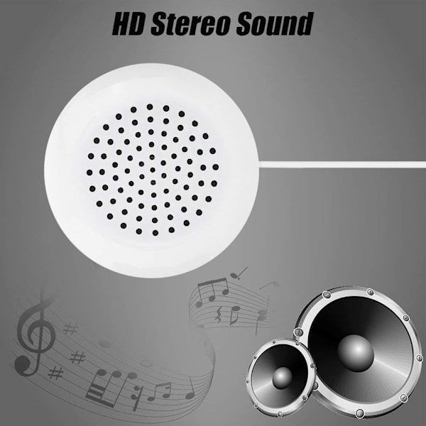 Mini puhelinkaiutin, 3,5 mm:n stereo ulkokaiutin, yhteensopiva MP3-, MP4-, iOS- ja CD-soittimien kanssa