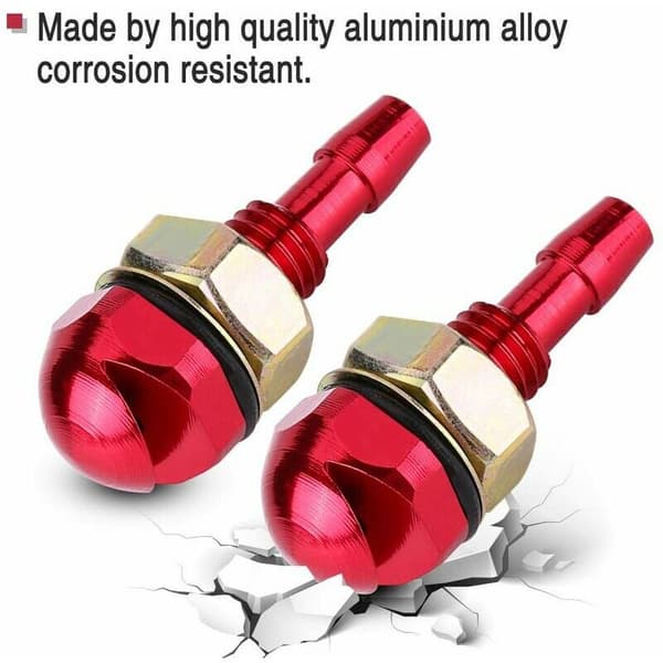 Bilskiveviskerdyse, 2 stk. Universal aluminiumslegering Auto Front Win