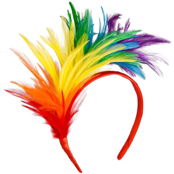 Huvudband 20-tal Fascinator Fjädrar Huvudband Bal Drottning Hårprydnad för Kvinnor Cocktail Bröllop Te Party Hårprydnad Flickor Flapper