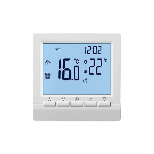 Programmering af batteridrevet smart termostat LCD-display