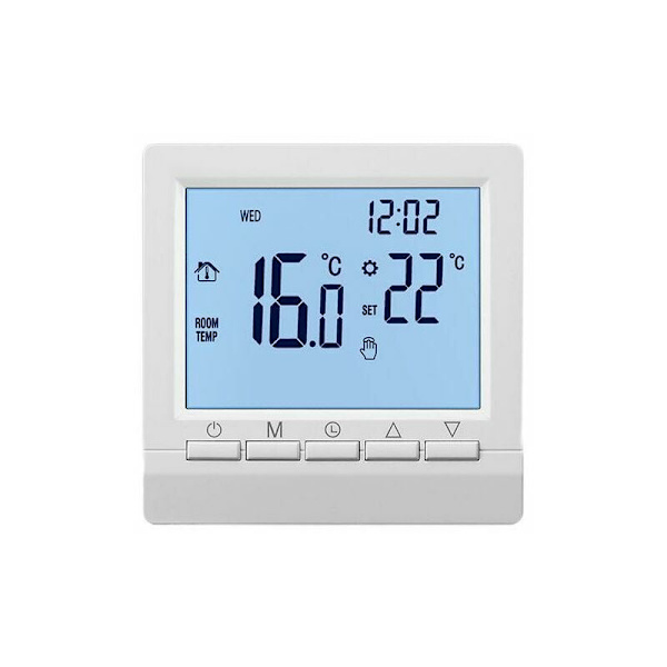 Programmering av batteridriven smart termostat LCD-display