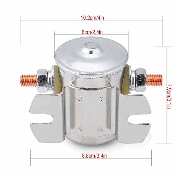Automaattinen sähkömagneettinen rele, 12V 150A jatkuva käyttö solenoidirelekytkin malleille 1114208 1114218 67-702