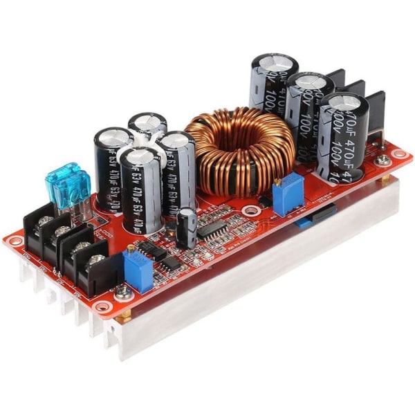 1200W 20A DC-omformer Boost Step-up Strømforsyningsmodul for Bil 8-60V til 1