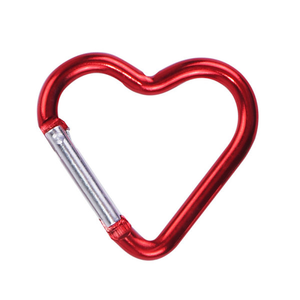 10 Farger Liten Karabinkrok Nøkkelholder D-Ring Multifarget Aluminium Karabinkrok Snap Hook for Fiske Vandring Ryggsekk