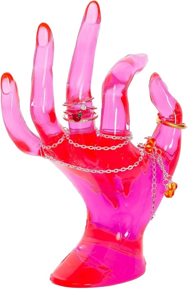 Hand Form Ring Holder Smycken Display Organisation Rack Armband
