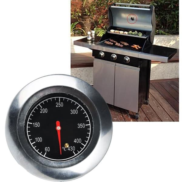 Rustfrit ståls termometer, metaltermometer, til rustfrit ståls grill