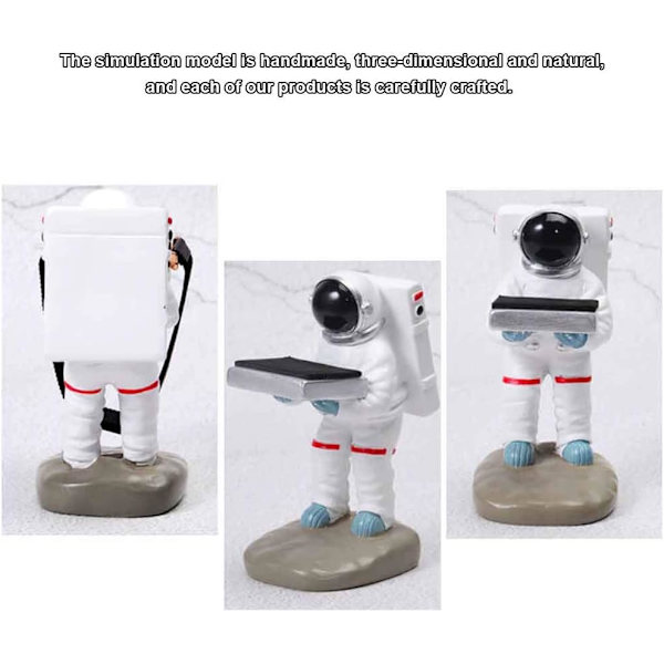Se på skjermstativ Astronaut Resin Figur Modell Se på holder Dekorasjon