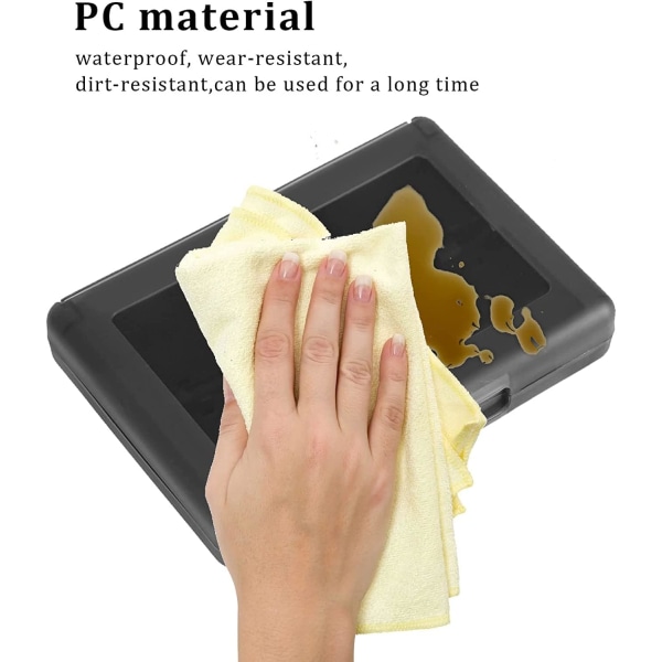 28 i 1 PP plastlagringsboks for 3DS DSL DSI LL videospill svart