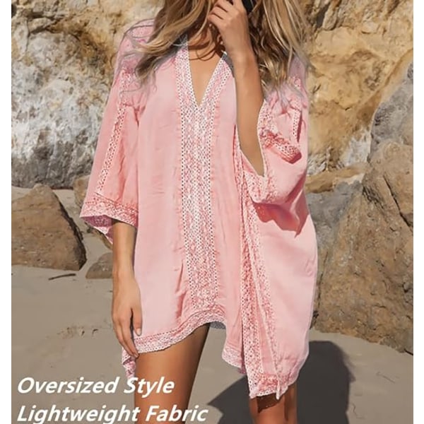 Kvinnors strandbadkläder baddräkt baddräkt överdimensionerad cover up