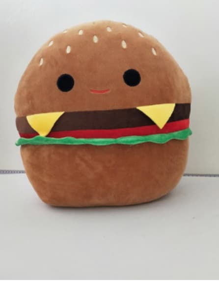 20 cm Squishmallow puteleke HAMBURGER HAMBURGER