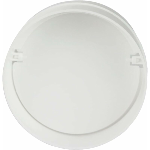 100mm takaiskuventtiili PVC valkoinen pyöreä verkko,