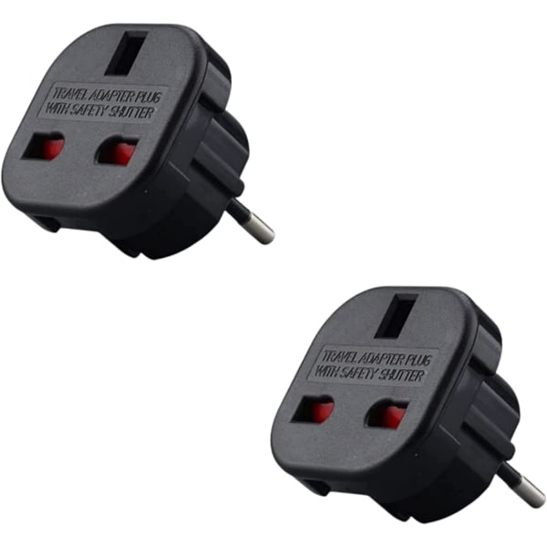 Business-Plus Travel Adapter Englanti Plug to France Set of 2 - Ty