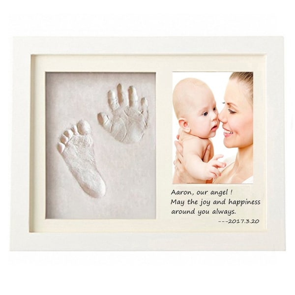 Babyhåndaftryks- og fodaftryksfremstillingssæt til minde om nyfødte drenge og piger,