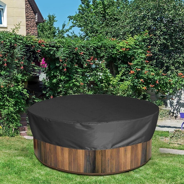 Pyöreä uima-altaan peite aurinkopeite, vedenpitävä ja säänkestävä kylpylän suojapeite, ulkokylpyammeeseen, 200 * 30 cm