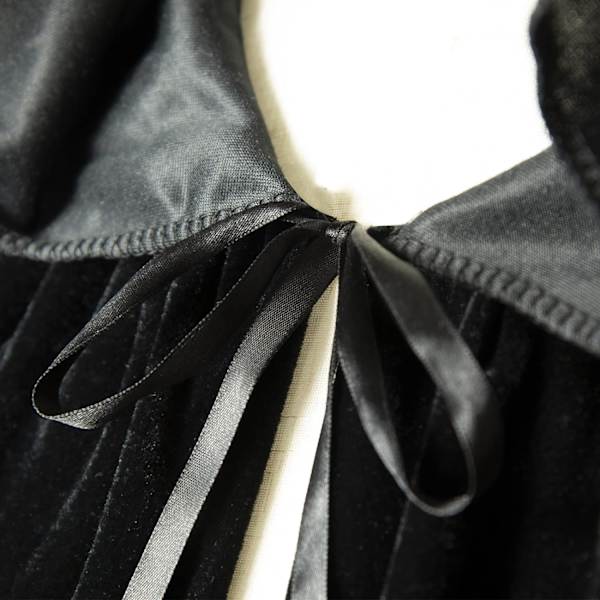 Kåpe med hette, unisex Halloween vampyrkappe med lang hette for voksen Cos