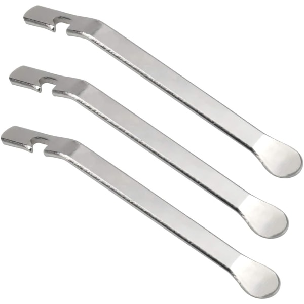 3PCS metallcykel däckavtagare, stålspak däckavtagare spade, däckavtagare, däckavtagare cyklist reparationsverktyg för att ta bort cykeldäck, cykeldäck