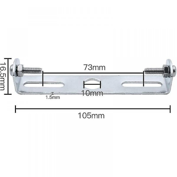 [4 stk.] Loftslampe Armatur Beslag 105mm Pendellampe Tilbehør Loft Lysekrone Loftlampe Bundplade Loftlampe Plader Plade Holde