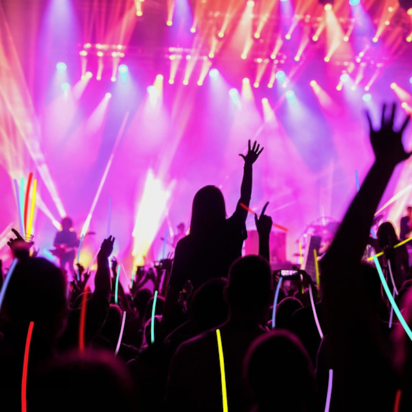 Glow Sticks Bulk Party Supplies | 100 st 8 tum Glowsticks med kopplingar
