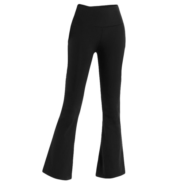 Flare Leggings för kvinnor V Crossover Hög midja Casual Bootcut Yoga byxor