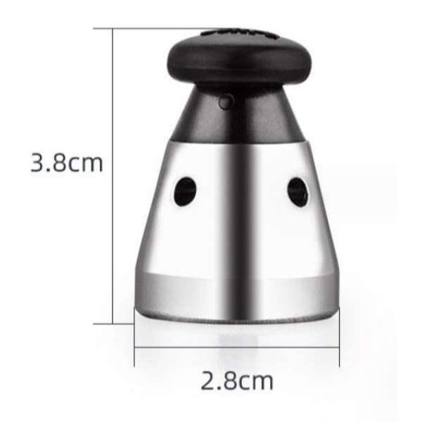Tryckkokare Jigger Ventil, Universal Tryckkokare Relief Jigger Ventil Avgasventil 28*38mm silver