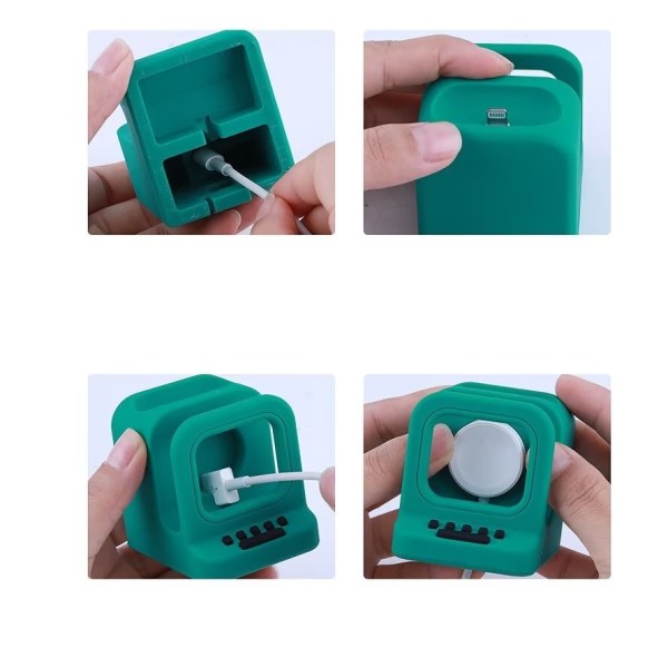 Langaton latausteline, 2-in-1 langaton laturin teline Apple Watchille ja