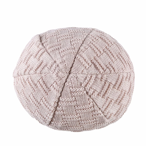 Unisex Varm Finstrikt Mössa med Flätad Mönster och Mjuk Fleecefodring