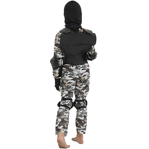 Counter-Strike Battle Børne Camouflage Kostume - M