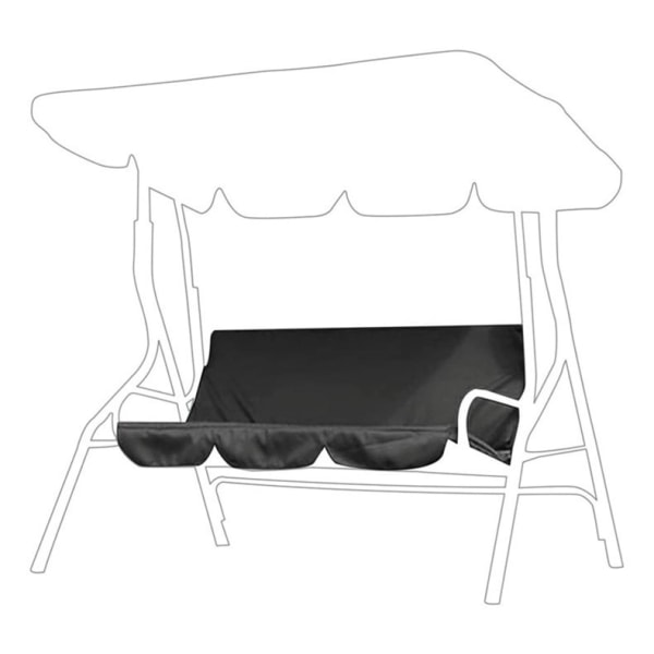 Swing-istuimen cover, 3-paikkainen vedenpitävä keinupehmusteen cover, pölytiivis ulkona