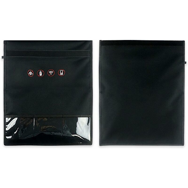 Signal Blocking Bag - Faraday Pouch för Signal Blocking Device - Faraday Cage Protection för Laptop, Tablet, Car Keys, Large Faraday Bag för Car