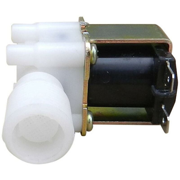 2x 12v 1/2 tum solenoidventil plast magnetisk vattenluft normalt stängd
