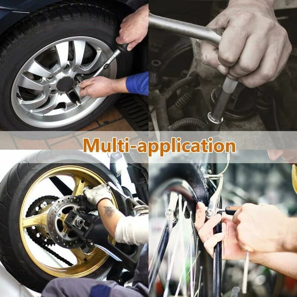 13PCS Socket Nut Extractor Set∣Socket Set Rundet Bolt Extractor∣Hex Skrue