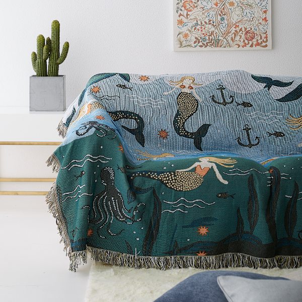Sofaovertræk Dekorativt Stoleovertræk til Sofa, Seng (160x220 CM)