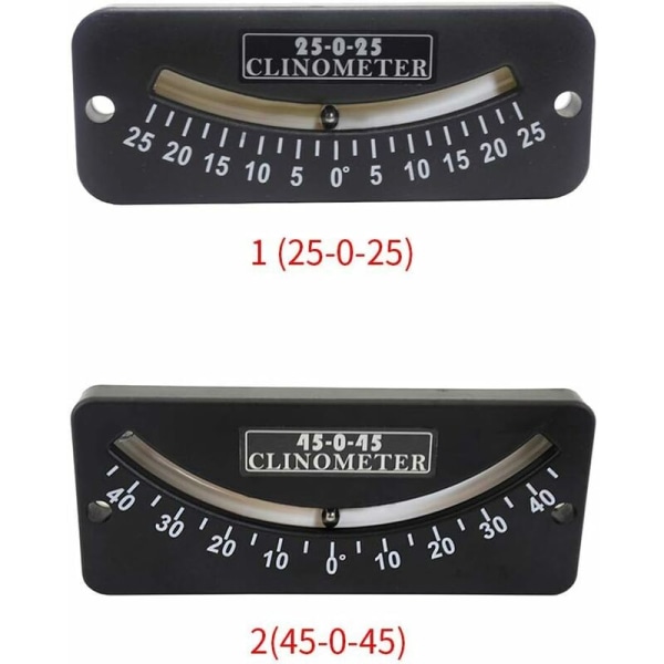 Mini Inclinometer 25-0-25 Break Proof Inclined Meter Tilbehør Gradestokk