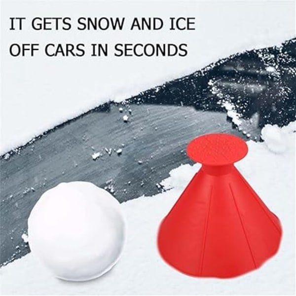 Paketti Magic Ice -jääkaavin autojen tuulilasiin, pyöreä jääkaavin sulatuslaite kaikille ajoneuvoille