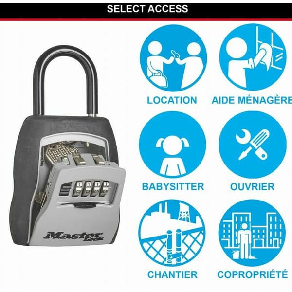 MASTERLOCK avainkotelo kahvalla - 5400EURD