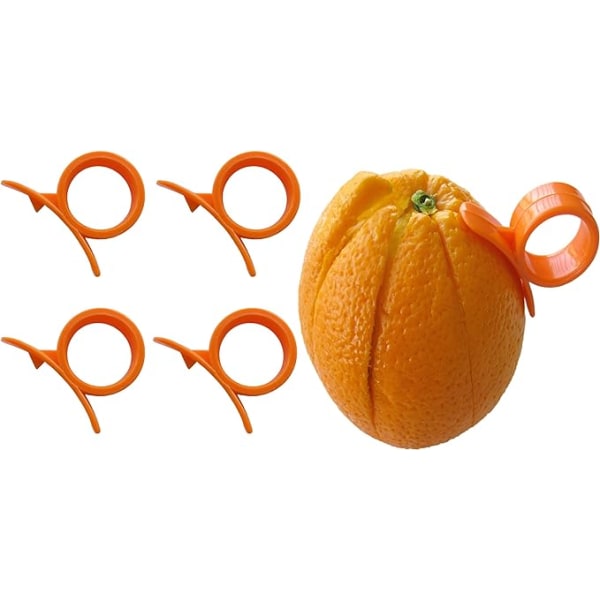 4 Runda (Citrusfrukter) Skalare Apelsin 4,1*3cm