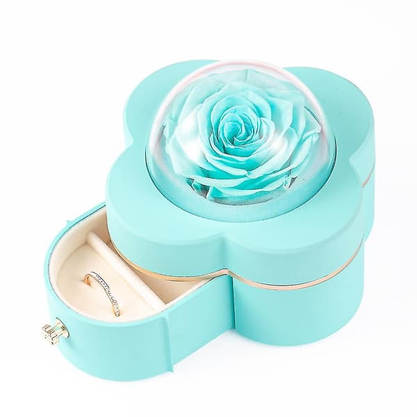 Rose Presentförpackning Evig Ros Smyckeskrin Presentförpackning