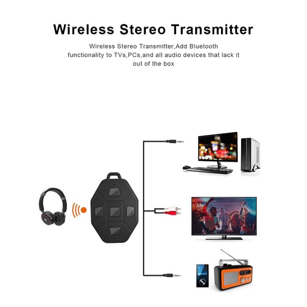 Bluetooth-vastaanotinlähetin 5.0 3,5 mm