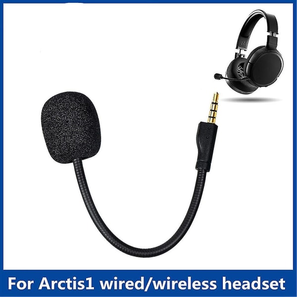 Ersättningsmikrofon för spel, avtagbar mikrofonbom för ~steelseries Arctis 1 1