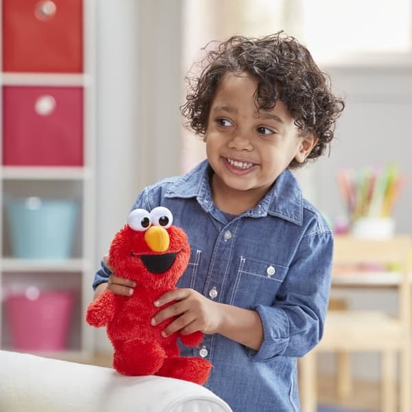 Sesame Street Let's Cuddle Cookie Monster Pehmolelu Punainen