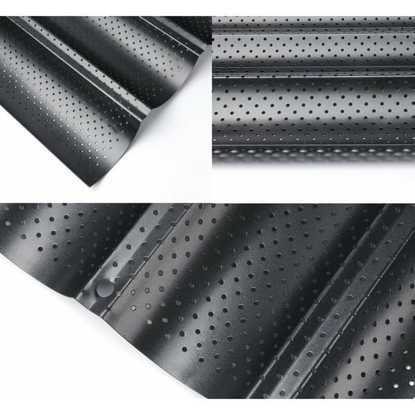 Perforert brødform 4 pinner Non-stick vendbar form for bakverk kjeks - MODOU