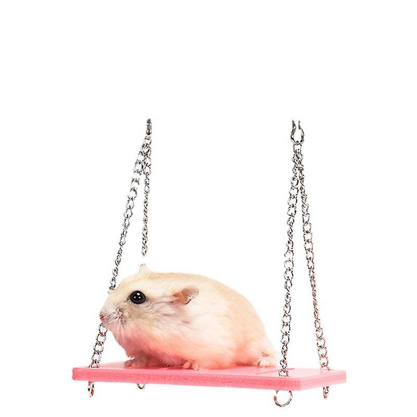 Hamsterin lelut keinu riippuvat vempaimet puinen häkki tarvikkeet tarvikkeet