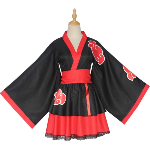 Kimonoklänning Anime Cosplay Halloween Fancy Dress Boldräkt