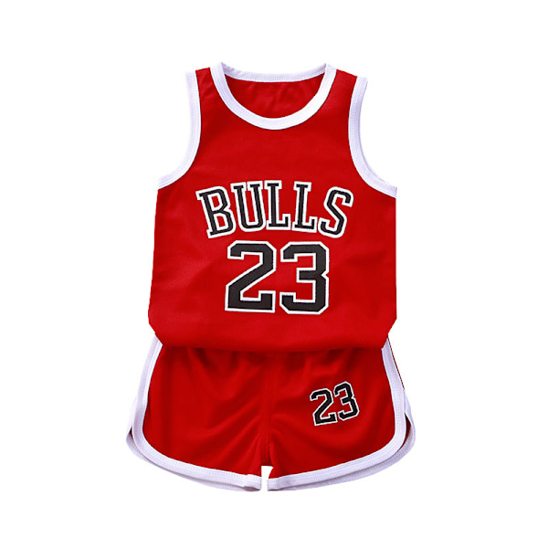 Toddler Kids Basketboll Sweatshirt Set Baby Boys Girls Letter Vest + Sport