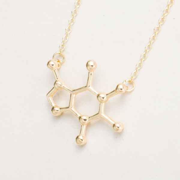 Halsband - KAFFEIN - Molekyl - Kemi